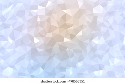 Light purple low poly template. Shining illustration, which consist of triangles. Triangular pattern for your business design.