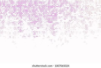 Light Purple, Pink vector abstract pattern with circles. Geometry template for your business design. Background with colored spheres.