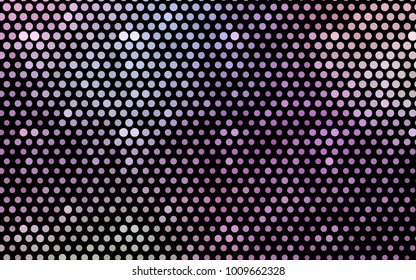 Light Purple, Pink vector abstract pattern with circles. Geometry template for your business design. Background with colored spheres.