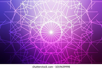 Light Purple, Pink vector abstract doodle pattern. Doodles created by child on blurred abstract background with gradient. Brand-new design for your business.