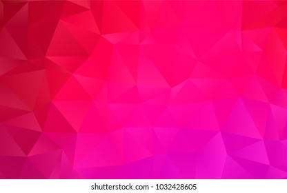 Light Purple, Pink vector abstract mosaic background. Modern geometrical abstract illustration with gradient. A new texture for your design.