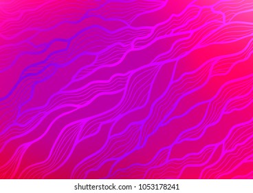 Light Purple, Pink vector abstract doodle template. A completely new color illustration in doodle style. The textured pattern can be used for website.
