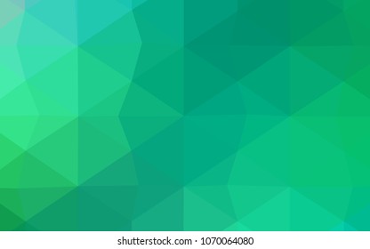 Light Purple, Pink vector abstract mosaic backdrop. Triangular geometric sample with gradient.  Brand-new design for your business.