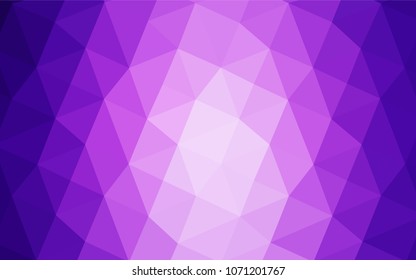 Light Purple, Pink vector abstract mosaic pattern. Creative illustration in halftone style with gradient. Brand-new style for your business design.