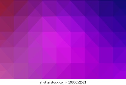 Light Purple, Pink vector abstract mosaic background. Creative geometric illustration in Origami style with gradient. A completely new template for your banner.