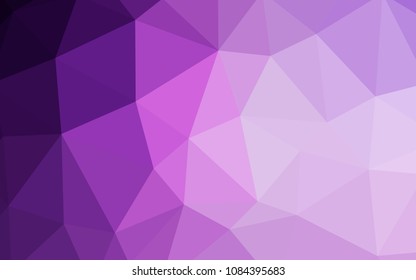 Light Purple, Pink vector abstract polygonal background. Colorful abstract illustration with triangles. Pattern for a brand book's backdrop.