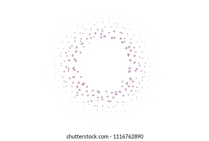 Light Purple, Pink vector abstract colorful background, which consist of triangles. Pattern with colored triangles on white background.