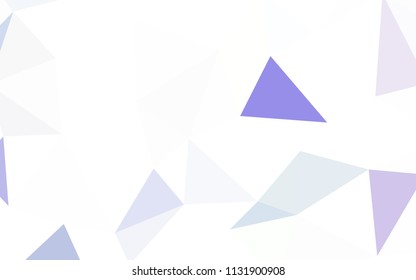 Light Purple, Pink vector abstract polygonal pattern. Colorful illustration in polygonal style with gradient. Brand new style for your business design.