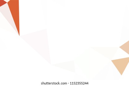 Light Purple, Pink vector abstract mosaic pattern. Colorful illustration in abstract style with triangles. Template for cell phone's backgrounds.