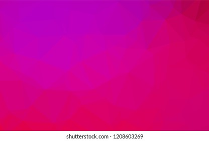 Light Purple, Pink vector abstract polygonal cover. An elegant bright illustration with gradient. A completely new template for your business design.
