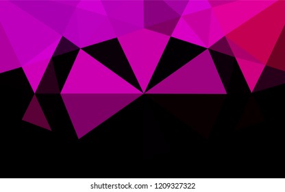 Light Purple, Pink vector abstract mosaic backdrop. An elegant bright illustration with gradient. Brand new design for your business.