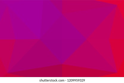 Light Purple, Pink vector abstract mosaic backdrop. Shining colored illustration in a Brand new style. The polygonal design can be used for your web site.