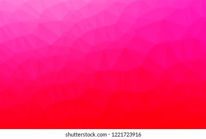 Light Purple, Pink vector abstract mosaic background. Triangular geometric sample with gradient.  A completely new design for your business.