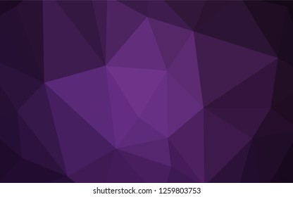 Light Purple, Pink vector abstract polygonal pattern. Geometric illustration in Origami style with gradient.  Polygonal design for your web site.