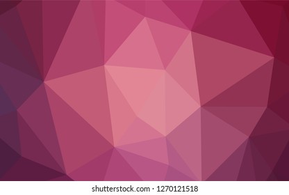 Light Purple, Pink vector abstract mosaic pattern. A completely new color illustration in a polygonal style. Textured pattern for your backgrounds.