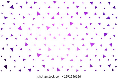 Light Purple, Pink vector  abstract polygonal pattern. Colorful illustration in abstract style with triangles. Textured pattern for your backgrounds.