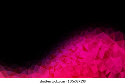 Light Purple, Pink vector abstract polygonal cover. Modern geometrical abstract illustration with gradient. Template for a cell phone background.
