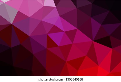 Light Purple, Pink vector abstract polygonal layout. Shining colored illustration in a Brand new style. A completely new design for your business.