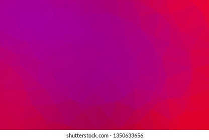 Light Purple, Pink vector abstract mosaic pattern. A vague abstract illustration with gradient. Brand new style for your business design.