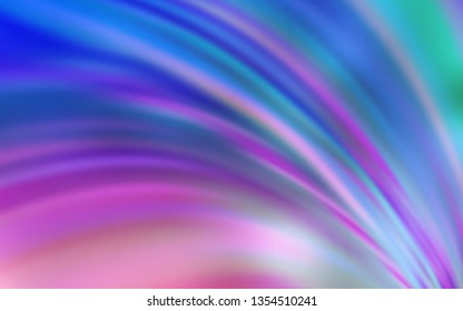 Light Purple, Pink vector abstract bright template. Colorful abstract illustration with gradient. New style for your business design.