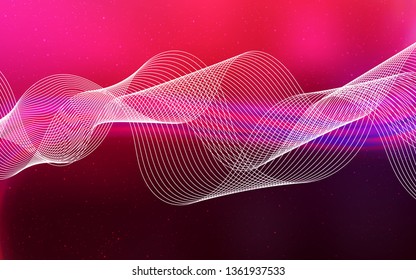 Light Purple, Pink vector abstract blurred background. Colorful illustration in abstract style with gradient. Background for designs.