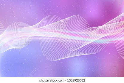 Light Purple, Pink vector abstract bright template. Modern abstract illustration with gradient. Smart design for your work.