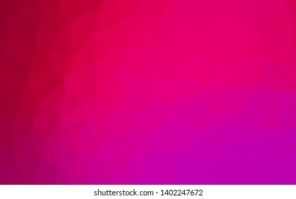 Light Purple, Pink vector abstract mosaic backdrop. Colorful abstract illustration with gradient. Textured pattern for background.