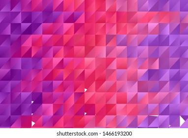 Light Purple, Pink vector abstract polygonal background. A sample with polygonal shapes. Brand new style for your business design.