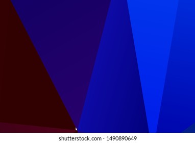 Light Purple, Pink vector abstract polygonal background. Colorful abstract illustration with triangles. Polygonal design for your web site.