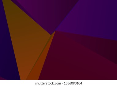 Light Purple, Pink vector abstract mosaic pattern. Elegant bright polygonal illustration with gradient. A new texture for your web site.