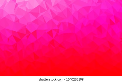 Light Purple, Pink vector abstract mosaic background. Glitter abstract illustration with an elegant design. Brand new style for your business design.
