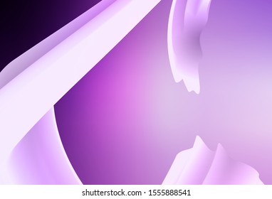 Light Purple, Pink vector abstract bright texture. A completely new colored illustration in blur style. Background for designs.
