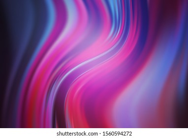 Light Purple, Pink vector abstract layout. Creative illustration in halftone style with gradient. New way of your design.