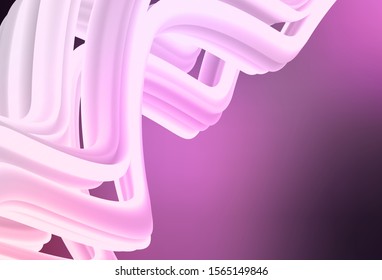 Light Purple, Pink vector abstract blurred layout. Glitter abstract illustration with gradient design. The best blurred design for your business.
