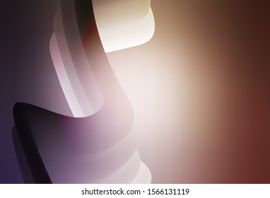 Light Purple, Pink vector abstract layout. A completely new colored illustration in blur style. Background for designs.