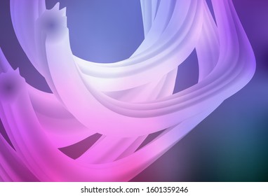 Light Purple, Pink vector abstract blurred layout. Colorful illustration in abstract style with gradient. Completely new design for your business.