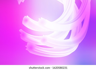 Light Purple, Pink vector abstract bright texture. Glitter abstract illustration with gradient design. New style for your business design.