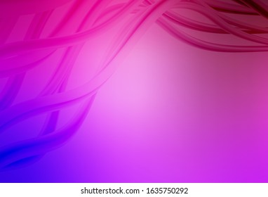 Light Purple, Pink vector abstract blurred layout. Abstract colorful illustration with gradient. Completely new design for your business.