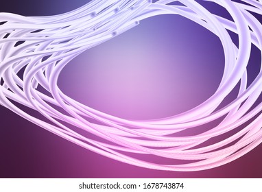 Light Purple, Pink vector abstract bright template. Colorful abstract illustration with gradient. New style for your business design.