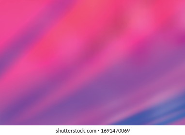 Light Purple, Pink vector abstract bright template. Glitter abstract illustration with gradient design. New design for your business.