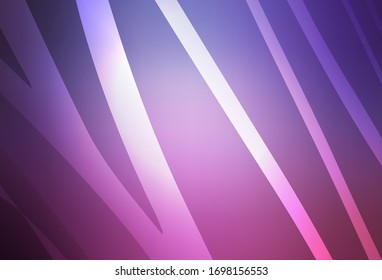 Light Purple, Pink vector abstract blurred background. Glitter abstract illustration with gradient design. New way of your design.