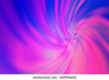 Light Purple, Pink vector abstract bright template. Glitter abstract illustration with gradient design. Background for a cell phone.