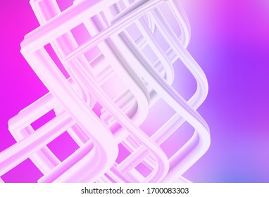 Light Purple, Pink vector abstract blurred background. Glitter abstract illustration with gradient design. New style for your business design.