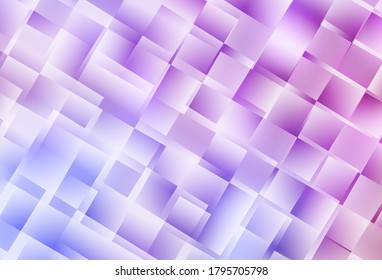 Color púrpura claro, Patrón de mosaico abstracto del vector rosado. Ilustración abstracta brillante con triángulos elegantes. Nuevo diseño para su negocio.