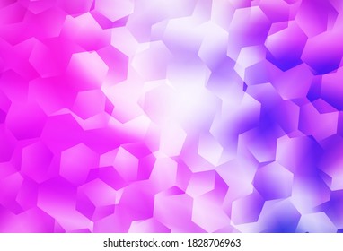 Light Purple, Pink vector abstract polygonal background. Colorful abstract illustration with triangles. Template for cell phone's backgrounds.