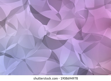 Púrpura claro, fondo abstracto de mosaico vector rosa. Ilustración poligonal brillante, que consiste en triángulos. Una nueva textura para tu sitio web.
