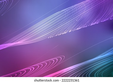 Light Purple, Pink vector abstract bright template. Shining colorful illustration in smart style. Blurred design for your web site.