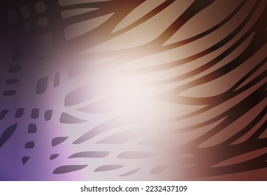 Light Purple, Pink vector abstract layout. Colorful illustration in abstract style with gradient. Background for designs.