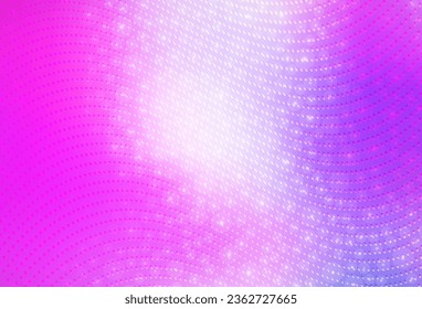 Light Purple, Pink vector Abstract illustration with colored bubbles in nature style. Illustration with set of shining colorful abstract circles. Modern template for landing page.