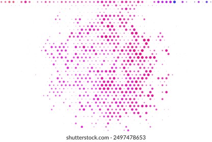 Light Purple, Pink vector Abstract illustration with colored bubbles in nature style. Abstract illustration with colored bubbles in nature style. Simple design for your web site.